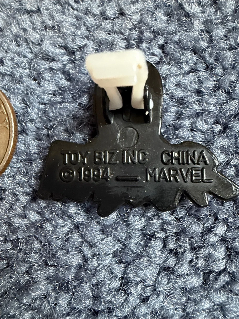 Spider-Man Animated Marvel Mini Clip Pin, 1994 Toy Biz Inc.